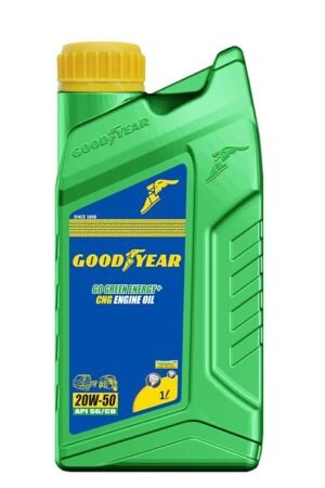 GOODYEAR Go Green+ 1 Ltr 20W50 CNG Engine Oil For CNG Cars & Vehicles
