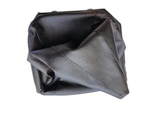 New JD Car Accessories Black Pu Leather Gear Shift Lever Cover for Bolero SLX/SLE Antique Finish